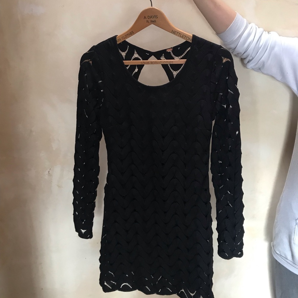 Free people Mini dress with cut out back